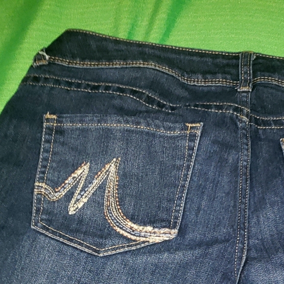 Maurices Dark Denim Sandblast Jeans - Picture 3 of 3